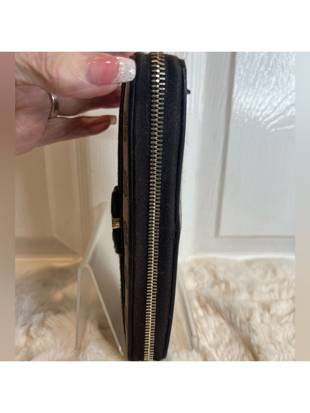 GUCCI GG SHERRY-LINE MAYFAIR WALLET - Picture 8 of 16